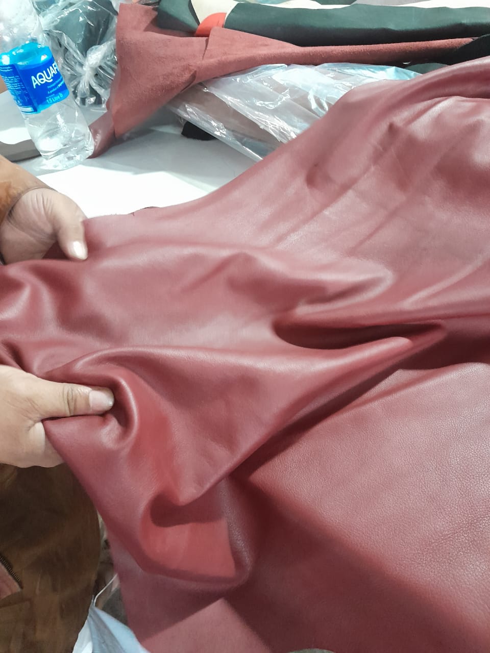Calf leather..